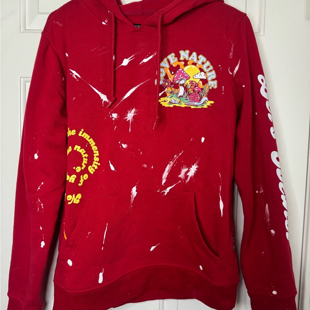Red Graphic Hoodie